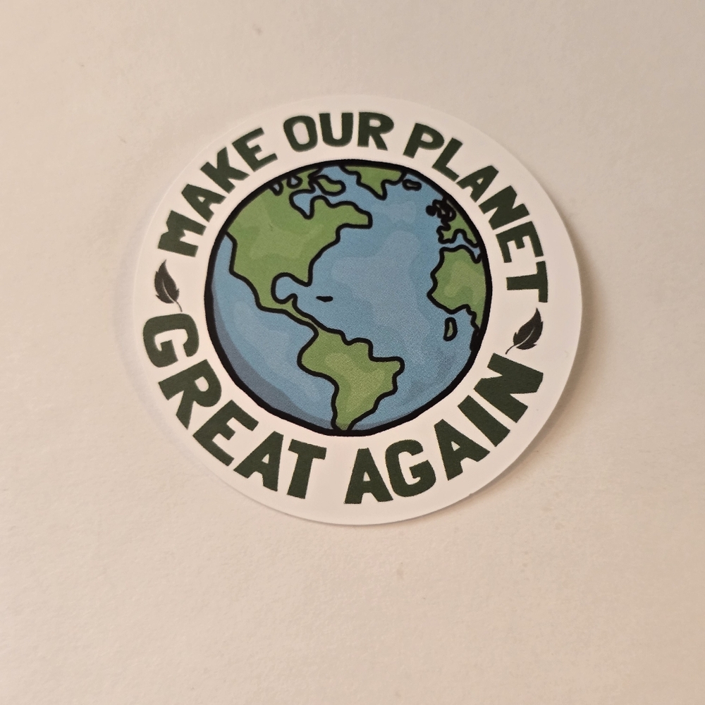 10/$10  Eco-Friendly Earth Sticker